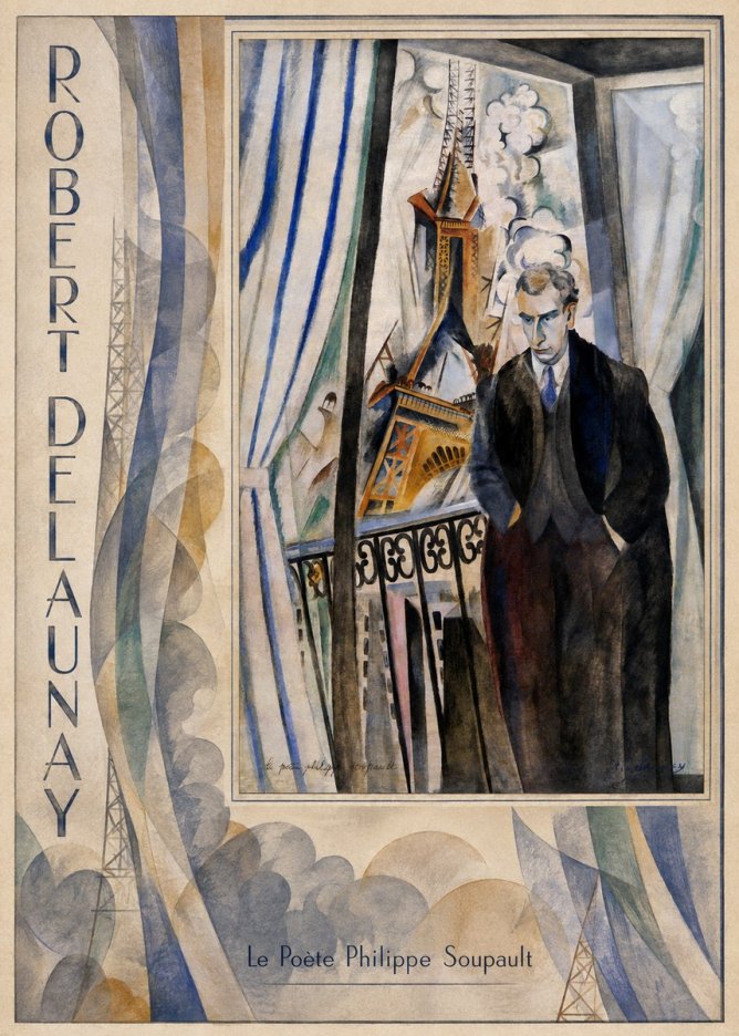 Robert Delaunay Le Poète Philippe Soupault No6 - Poster