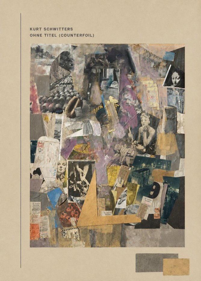 Kurt Schwitters Ohne Titel (Counterfoil) No3 - Poster