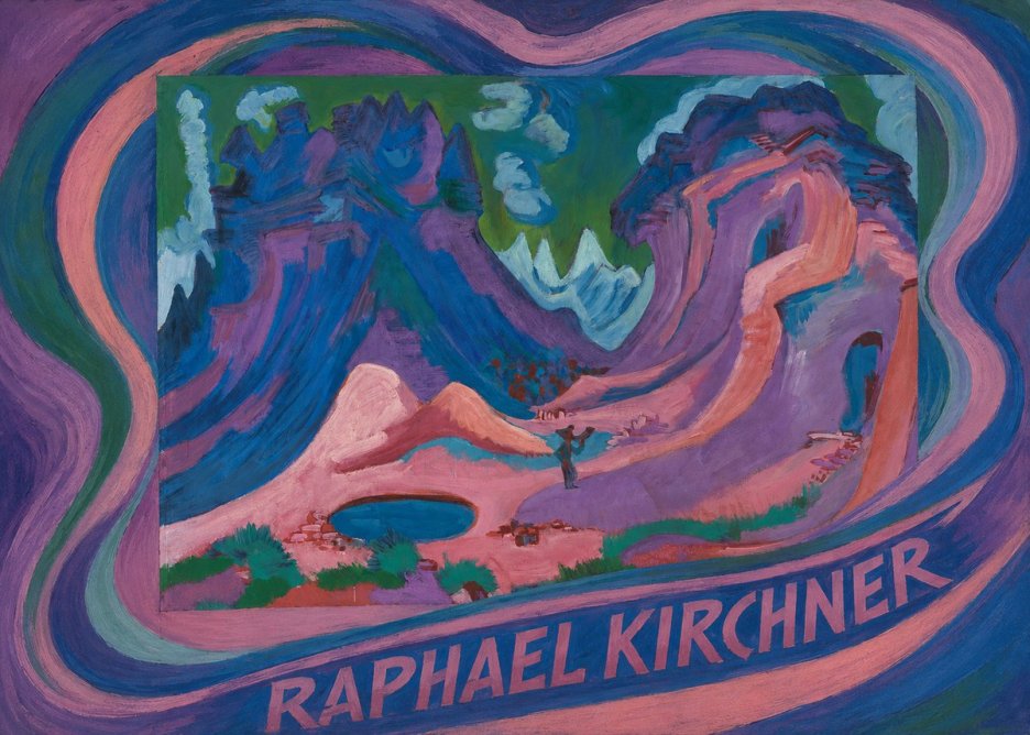 Raphael Kirchner Mountain Landscape II No4 - Poster