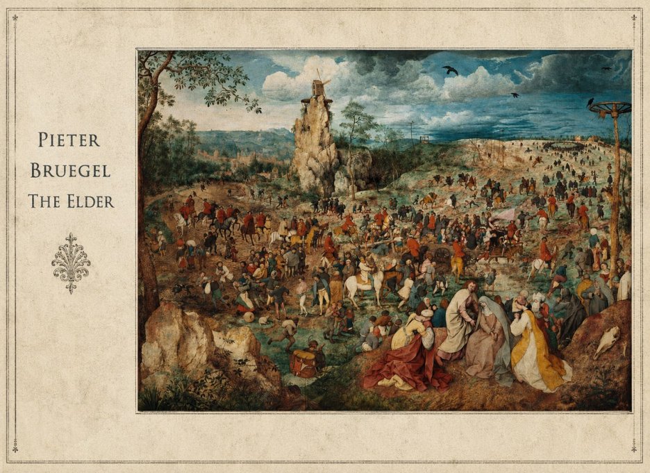 Pieter Bruegel The Procession to Calvary No5 - Poster