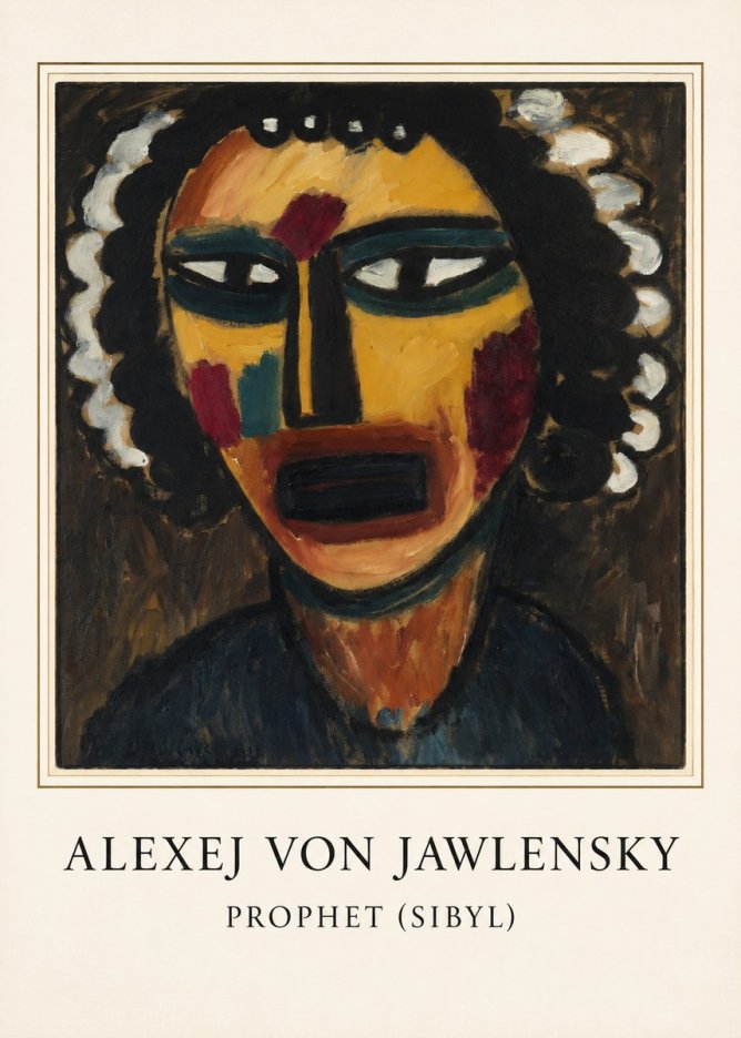 Alexej von Jawlensky Prophet (Sibil) No3 - Poster