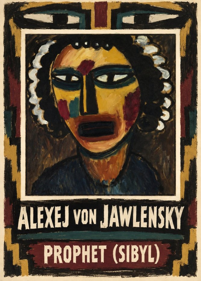 Alexej von Jawlensky Prophet (Sibil) No4 - Poster