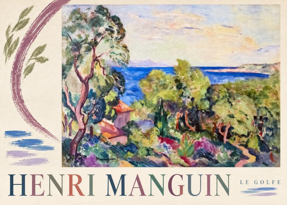 Henri Manguin Le Golfe No3 - Poster