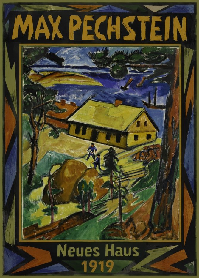 Max Pechstein Neues Haus No1 - Poster