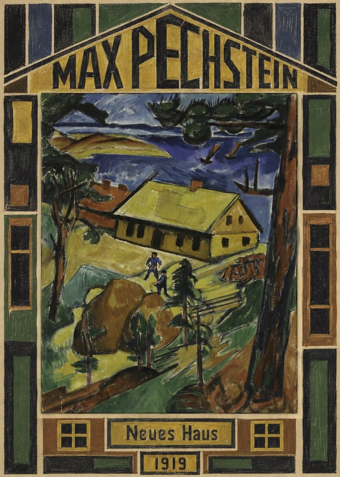Max Pechstein Neues Haus No5 - Poster