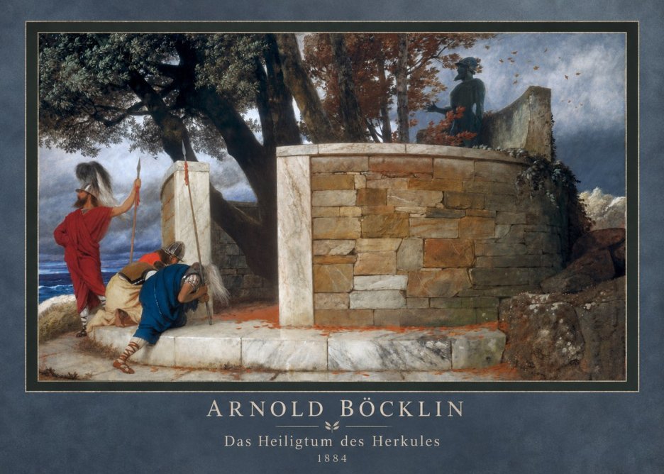 Arnold Böcklin Das Heiligtum Des Herkules II No4 - Poster