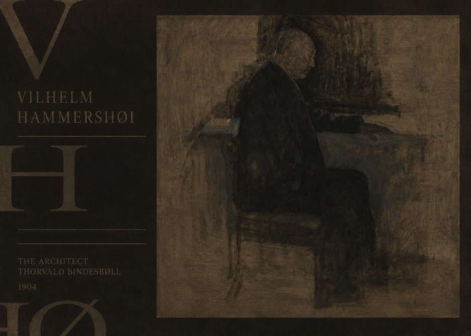 Vilhelm Hammershøi The Architect Thorvald Bindesbøll No6 - Poster