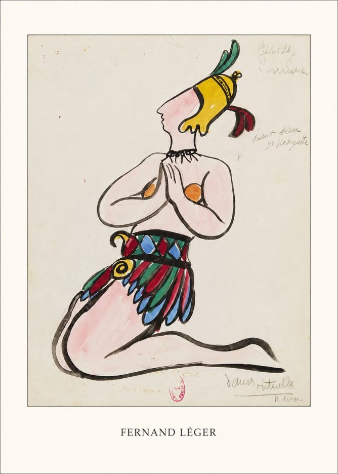 Fernand Léger Dans Rituels No4 - Poster