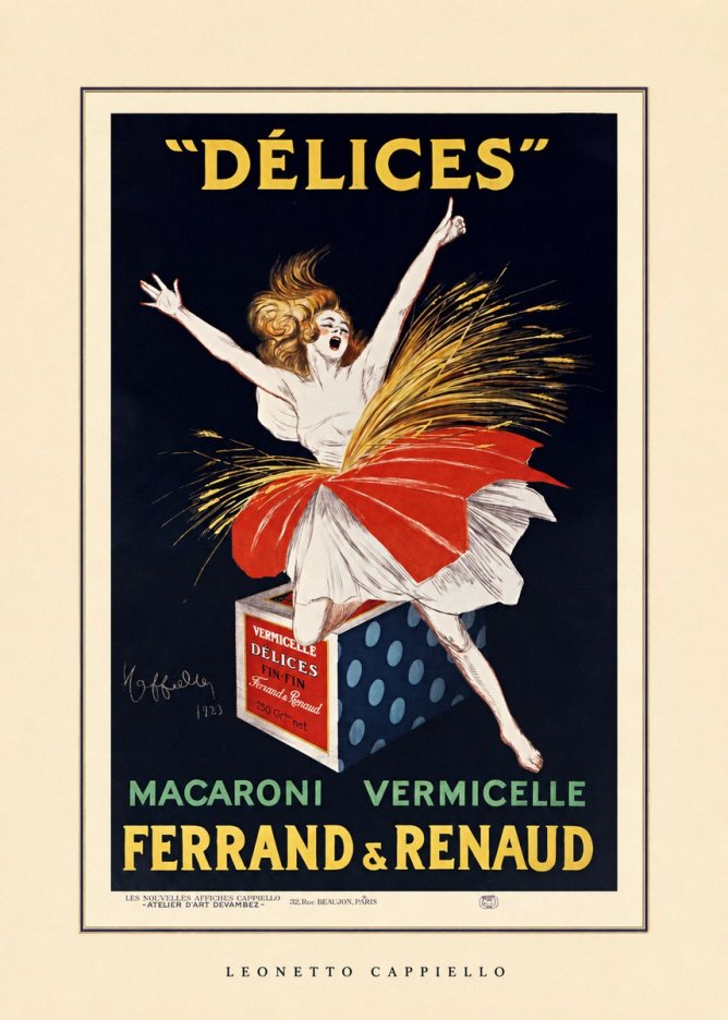 Leonetto Cappiello Délices II No4 - Poster