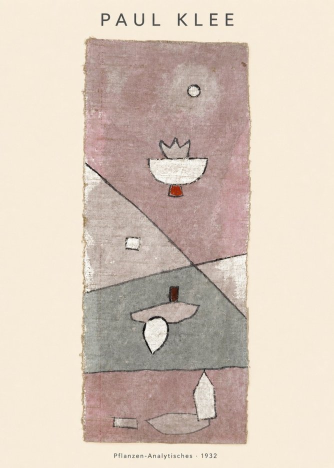 Paul Klee Pflanzen-analytisches No5 - Poster