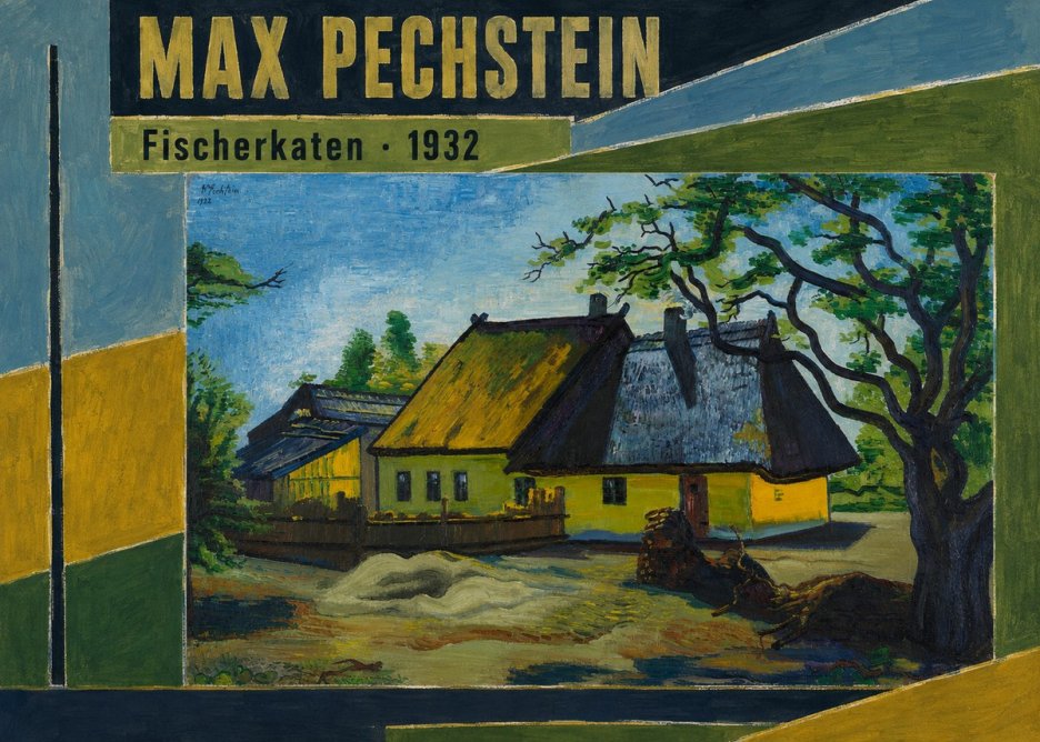 Max Pechstein Fischerkaten No6 - Poster