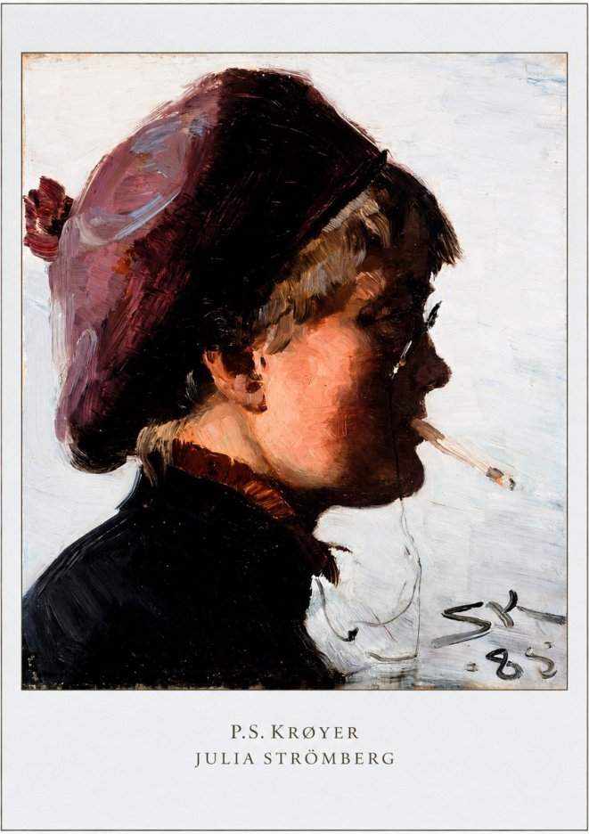 P.S. Krøyer Julia Strömberg No6 - Poster