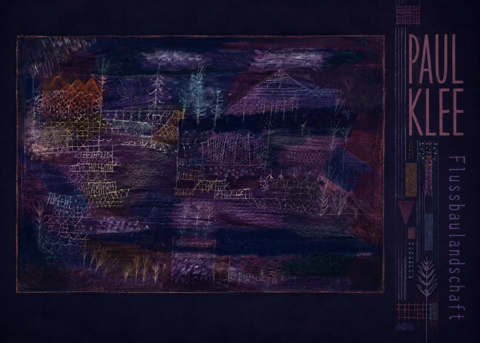 Paul Klee Flussbaulandschaft No3 - Poster