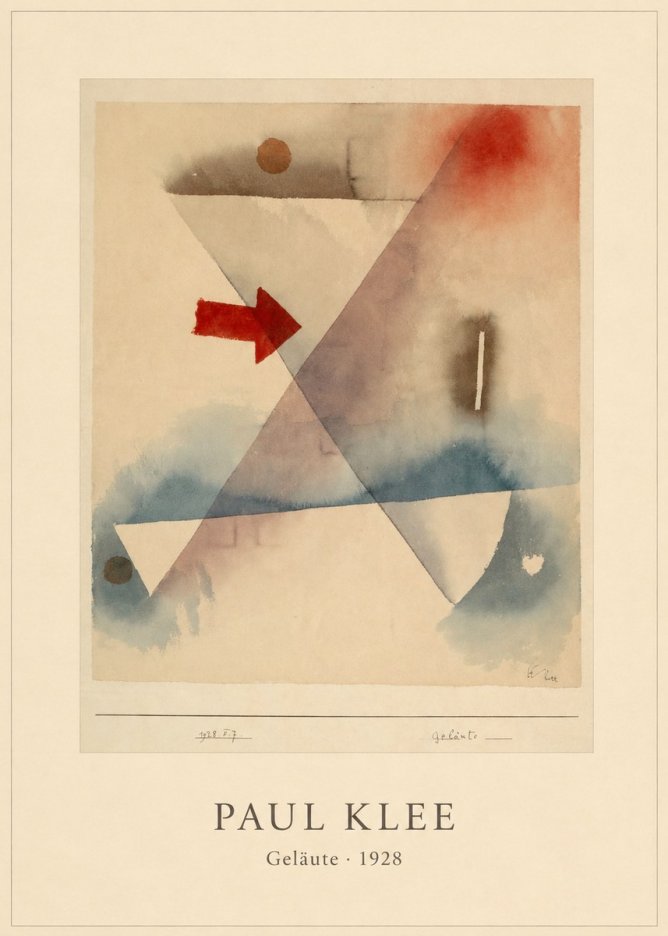 Paul Klee Geläute No4 - Poster