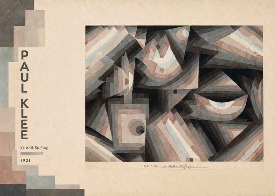 Paul Klee Kristall-stufung I No2 - Poster