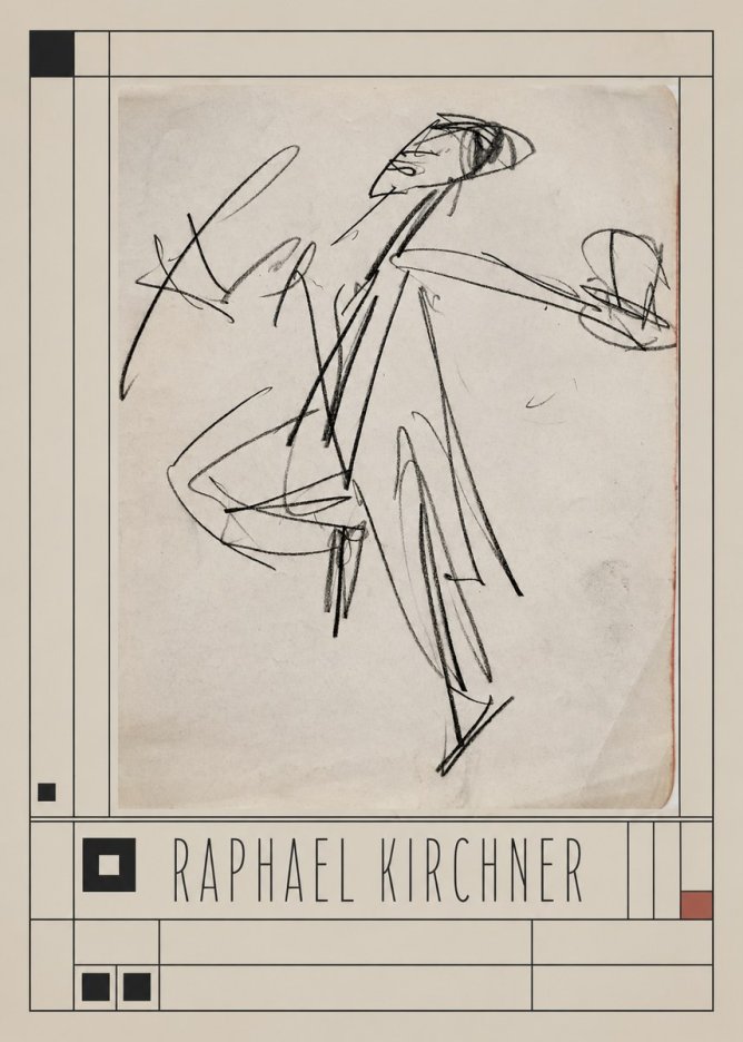Raphael Kirchner Dynamic Dancer Sketch No3 - Poster