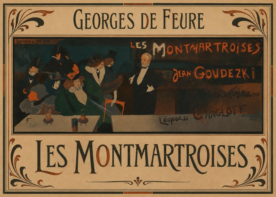 Georges de Feure Les Montmartroises No1 - Poster