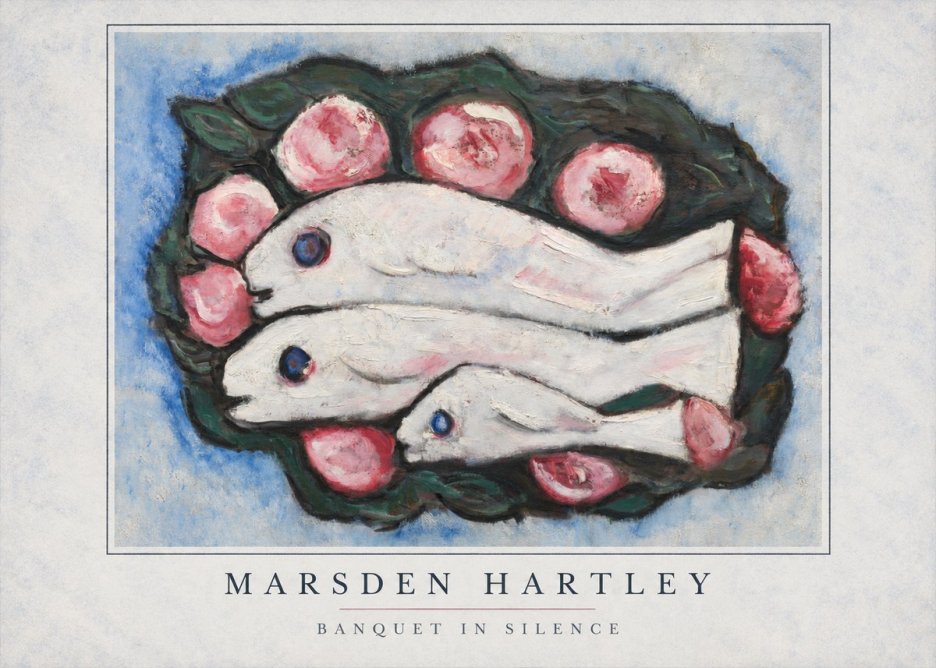 Marsden Hartley Banquet in Silence No4 - Poster