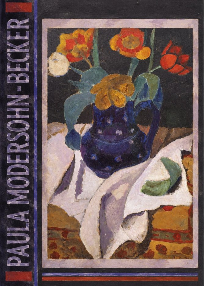 Paula Modersohn-Becker Still Life with Blue Jug and Flowers No2 - Poster