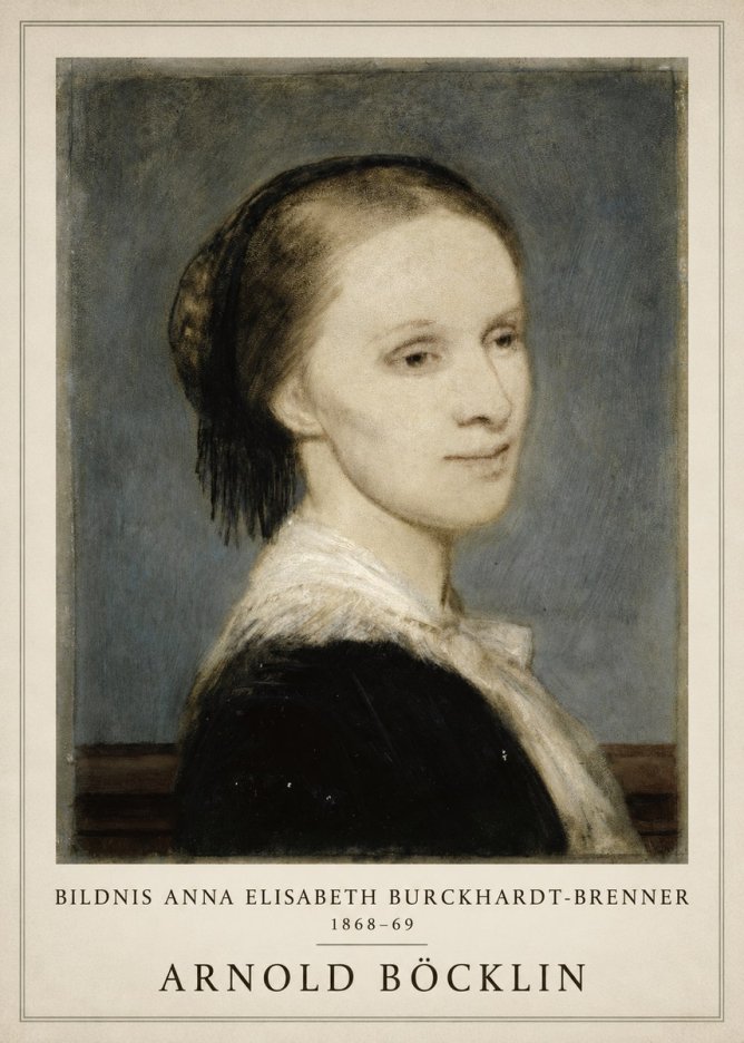 Arnold Böcklin Bildnis Anna Elisabeth Burckhardt-brenner No1 - Poster
