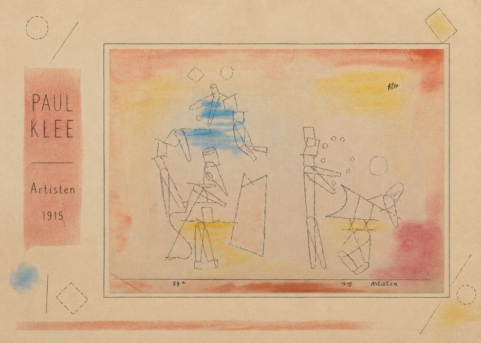 Paul Klee Artisten No2 - Poster