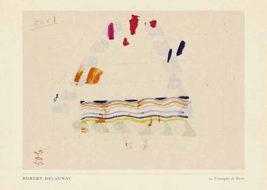 Robert Delaunay Le Triomphe De Paris V No4 - Poster