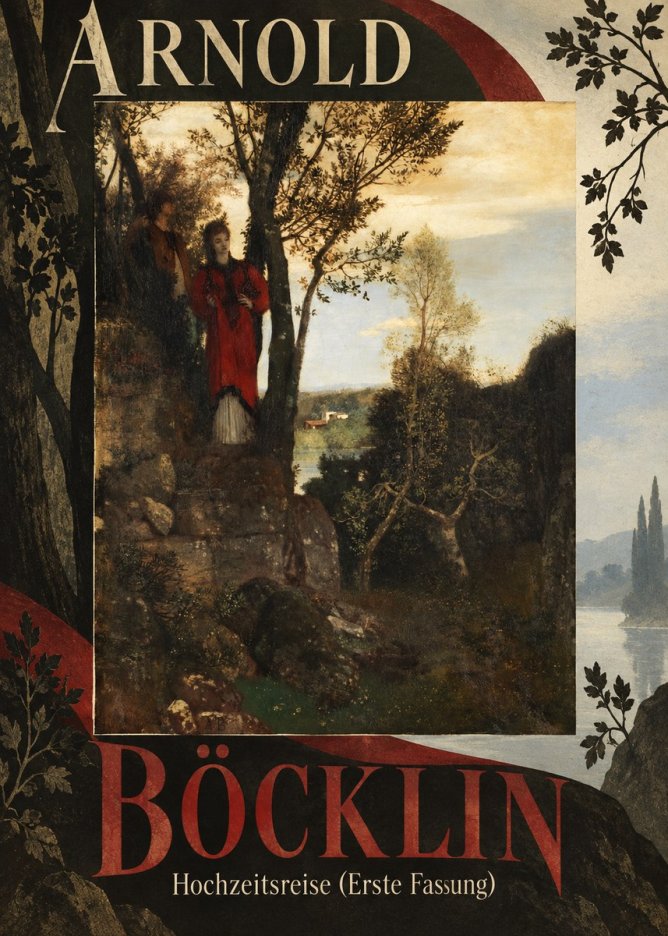 Arnold Böcklin Hochzeitsreise (Erste Fassung) No6 - Poster