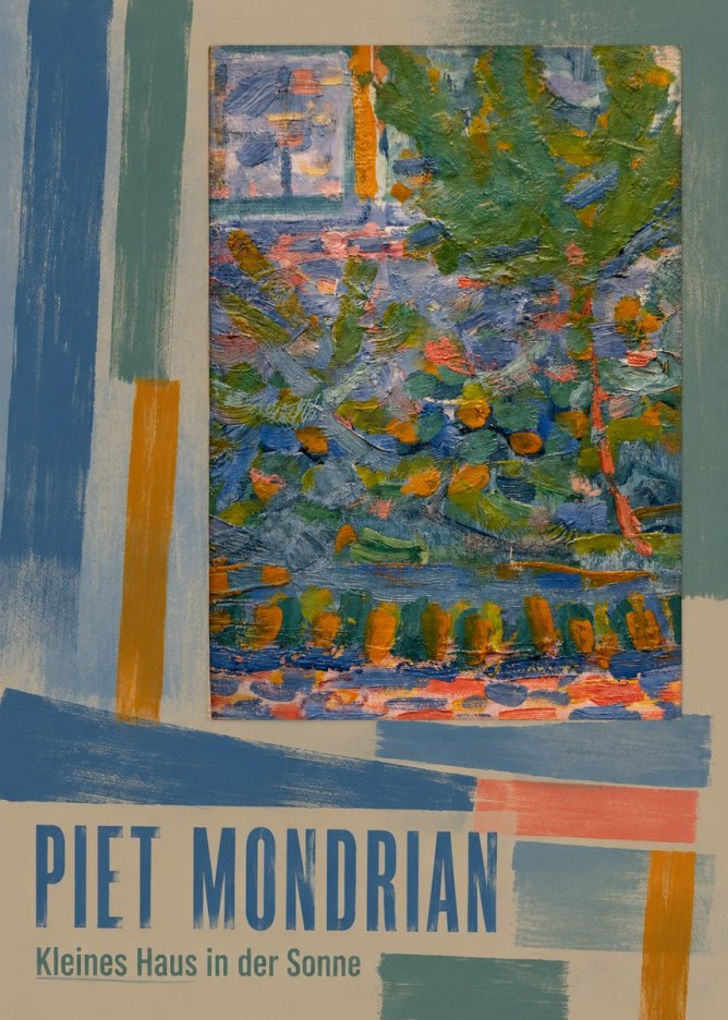 Piet Mondrian Kleines Haus in Der Sonne III No5 - Poster