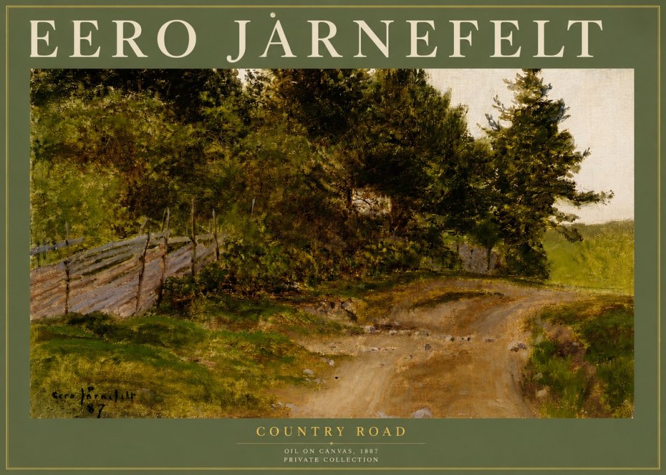 Eero Järnefelt Country Road No4 - Poster