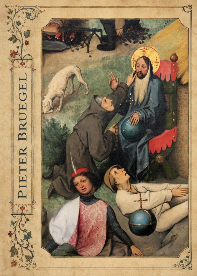 Pieter Bruegel The Adoration of the Magi - Detail No4 - Poster