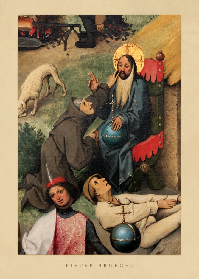 Pieter Bruegel The Adoration of the Magi - Detail No5 - Poster
