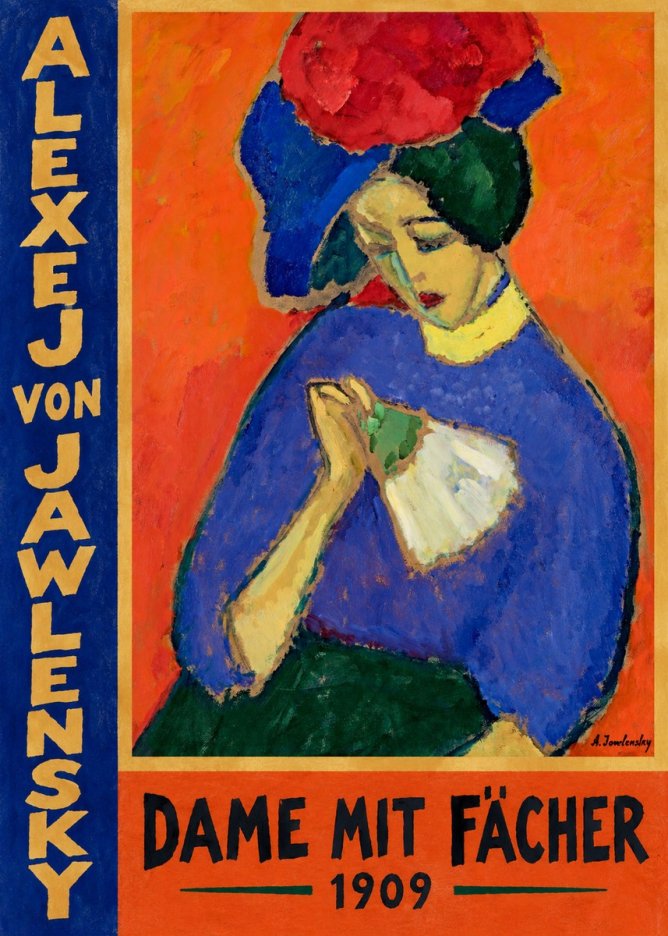 Alexej von Jawlensky Dame Mit Fächer No2 - Poster