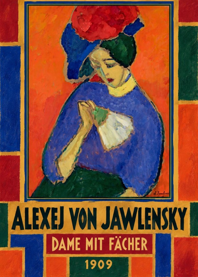Alexej von Jawlensky Dame Mit Fächer No3 - Poster