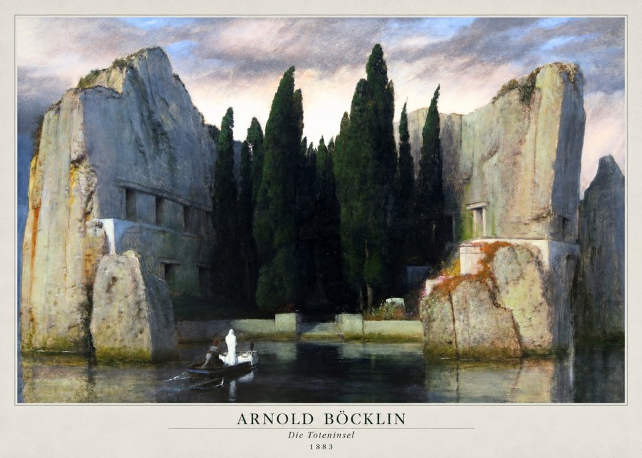 Arnold Böcklin Die Toteninsel VII No2 - Poster