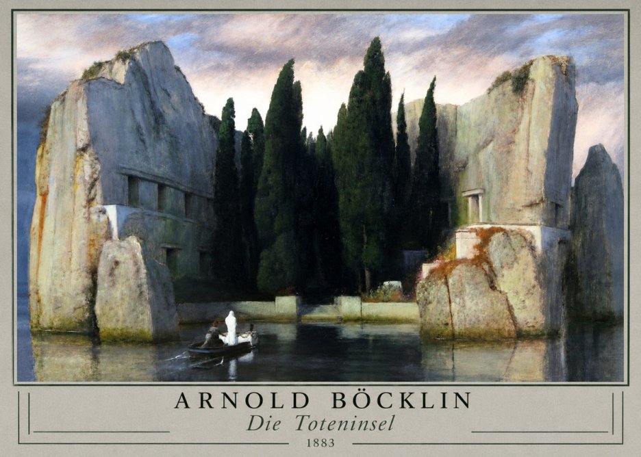 Arnold Böcklin Die Toteninsel VII No3 - Poster