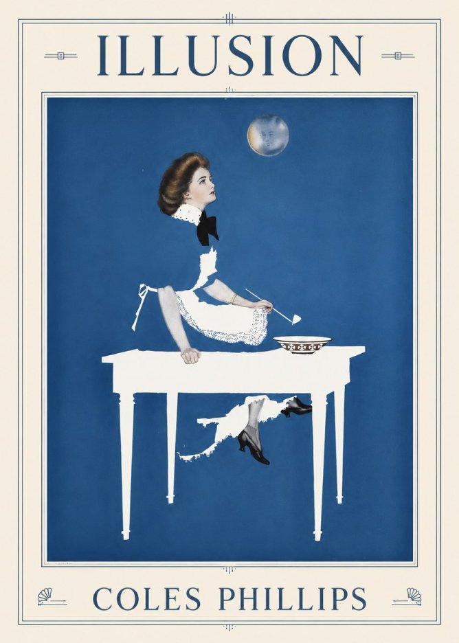 Coles Phillips Illusion No1 - Poster