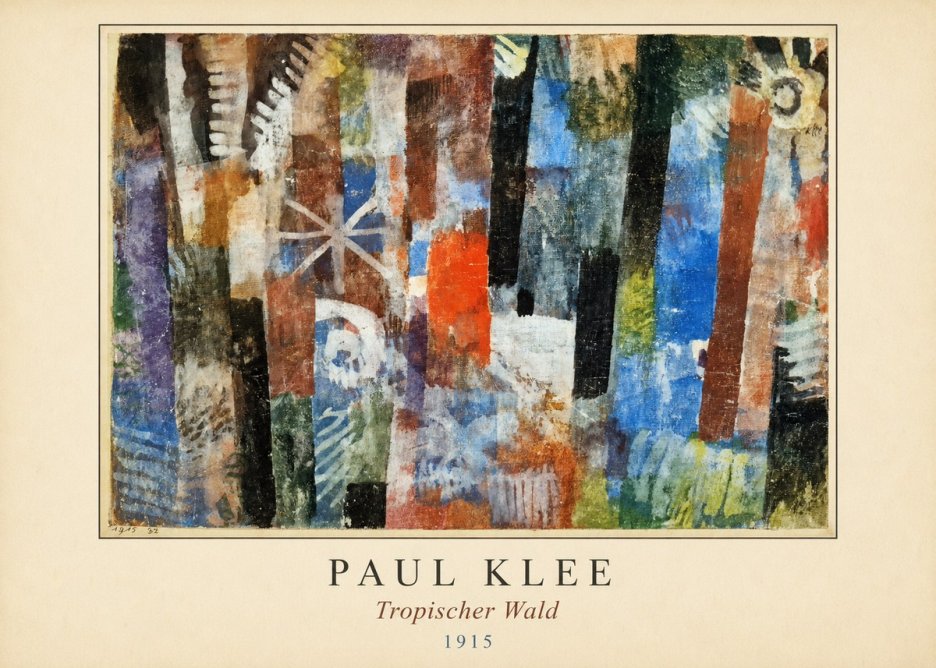 Paul Klee Tropischer Wald No4 - Poster