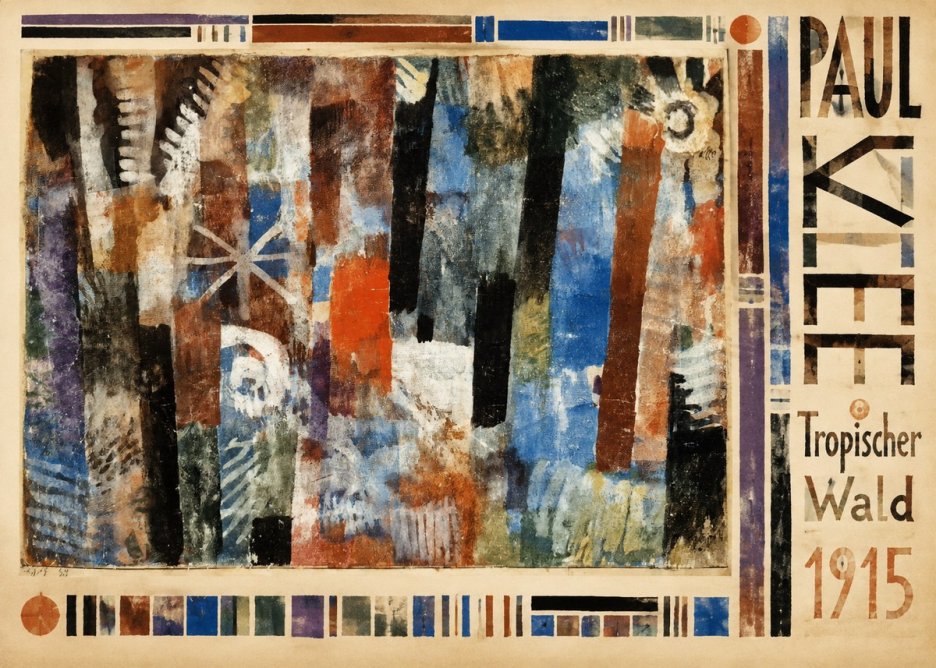 Paul Klee Tropischer Wald No5 - Poster