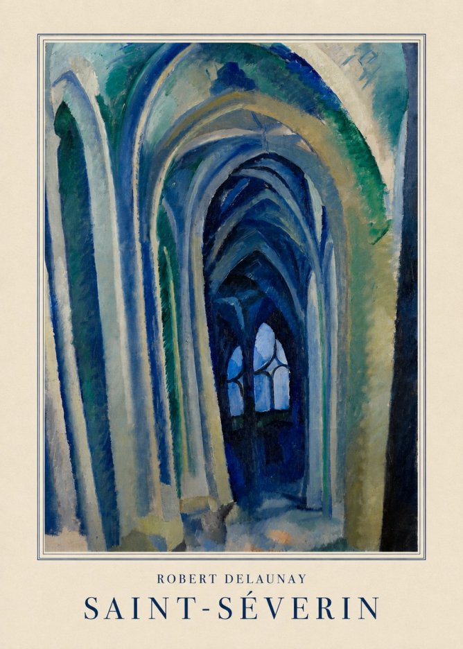 Robert Delaunay Saint-séverin No3 - Poster