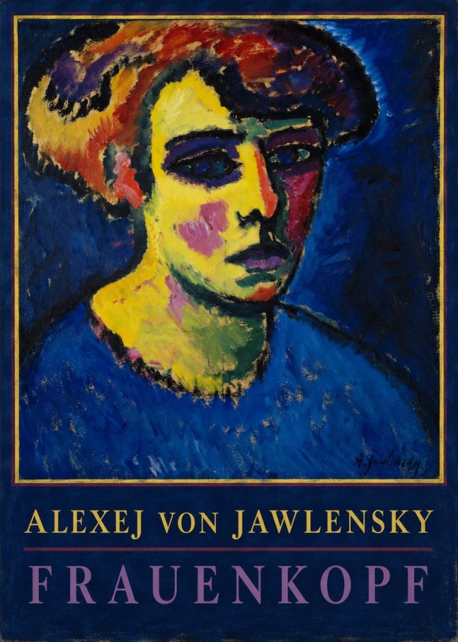 Alexej von Jawlensky Frauenkopf No1 - Poster