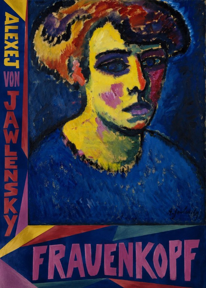 Alexej von Jawlensky Frauenkopf No3 - Poster