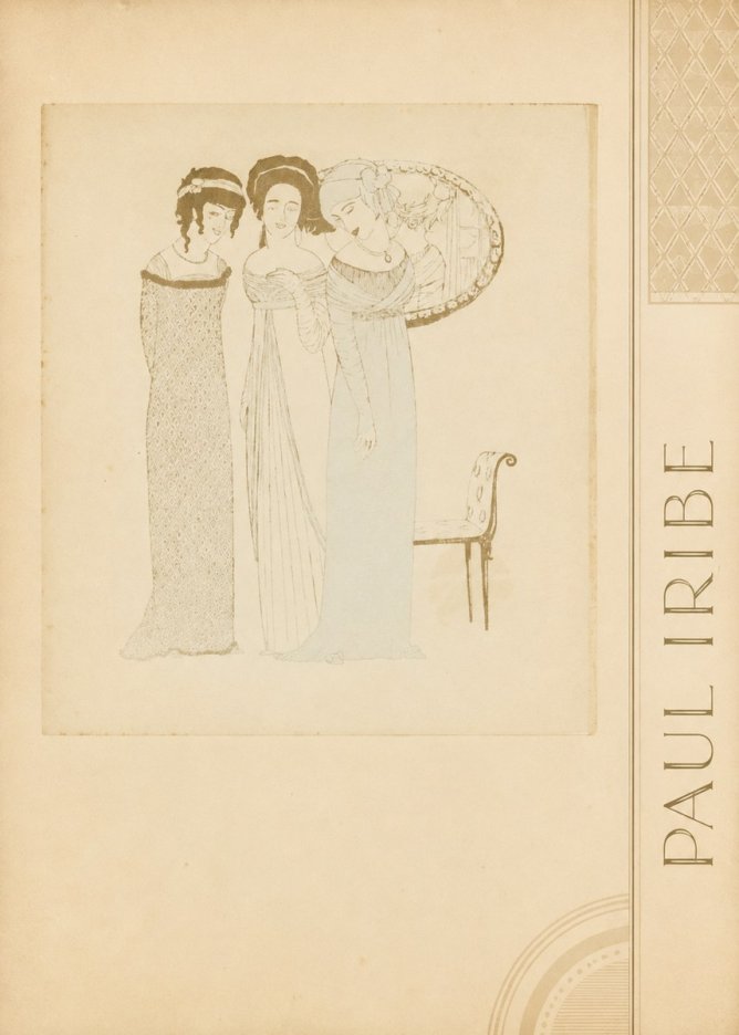 Paul Iribe Elegant Figures No2 - Poster