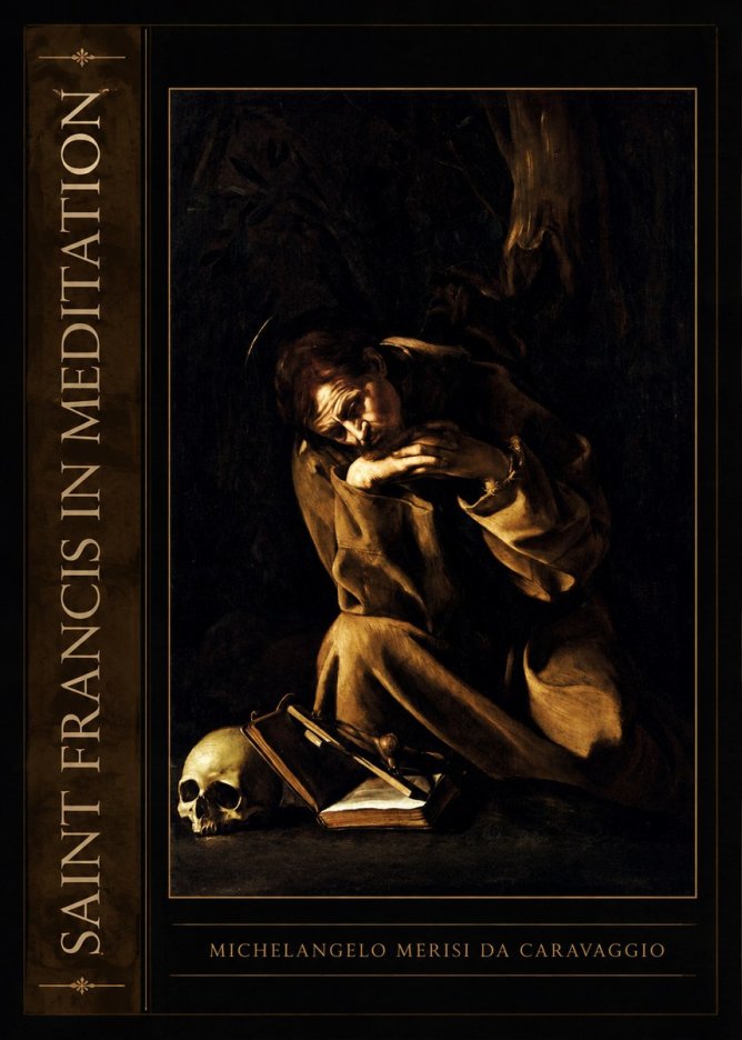 Michelangelo Merisi da Caravaggio Saint Francis in Meditation II No2 - Poster