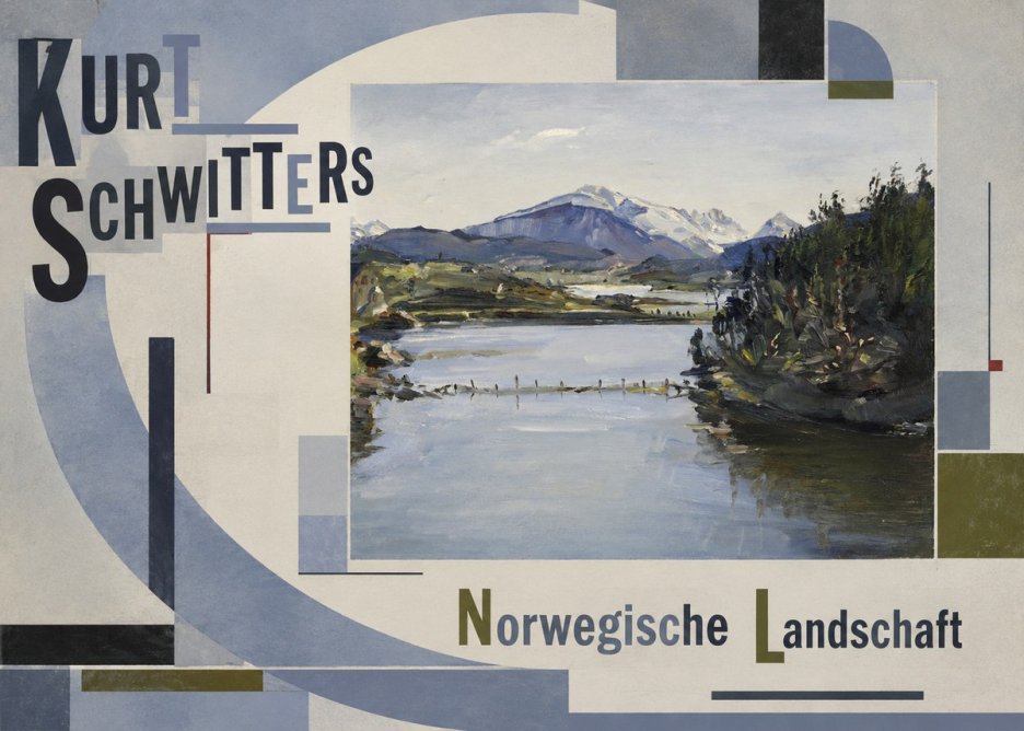 Kurt Schwitters Norwegische Landschaft No6 - Poster
