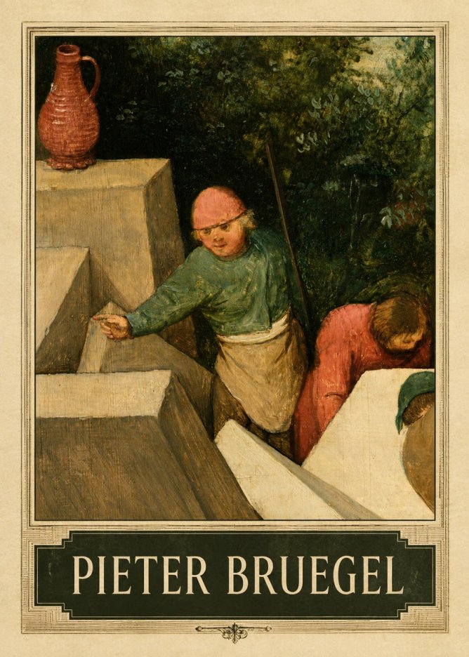 Pieter Bruegel The Tower of Babel XIX No3 - Poster