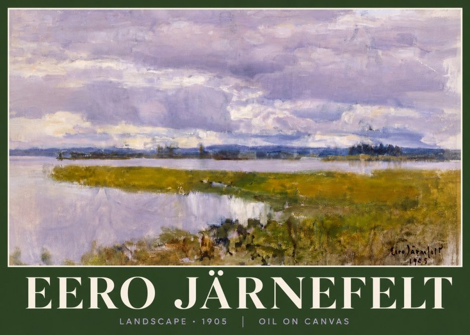 Eero Järnefelt Landscape No4 - Poster