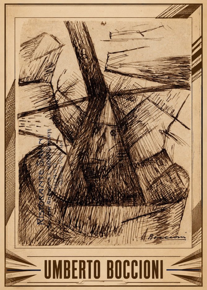 Umberto Boccioni Umberto Boccioni II No6 - Poster