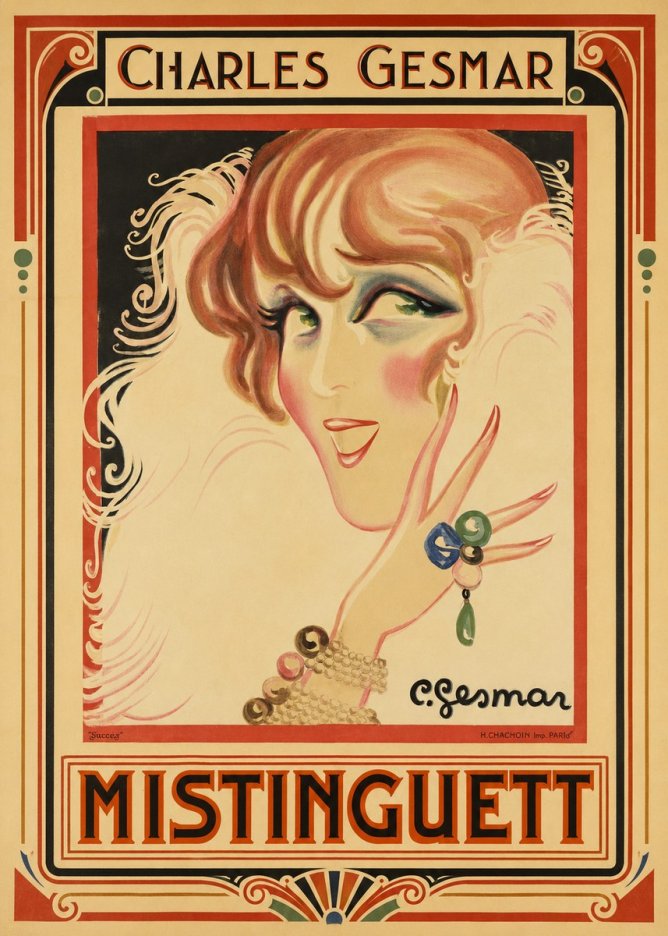 Charles Gesmar Mistinguett No1 - Poster