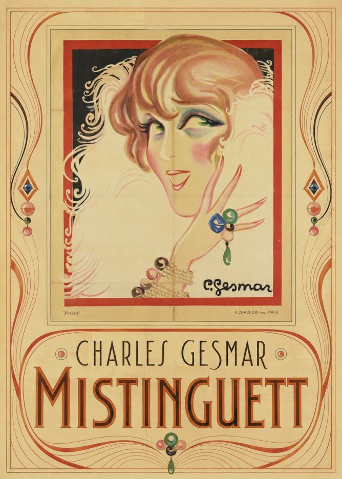 Charles Gesmar Mistinguett No3 - Poster