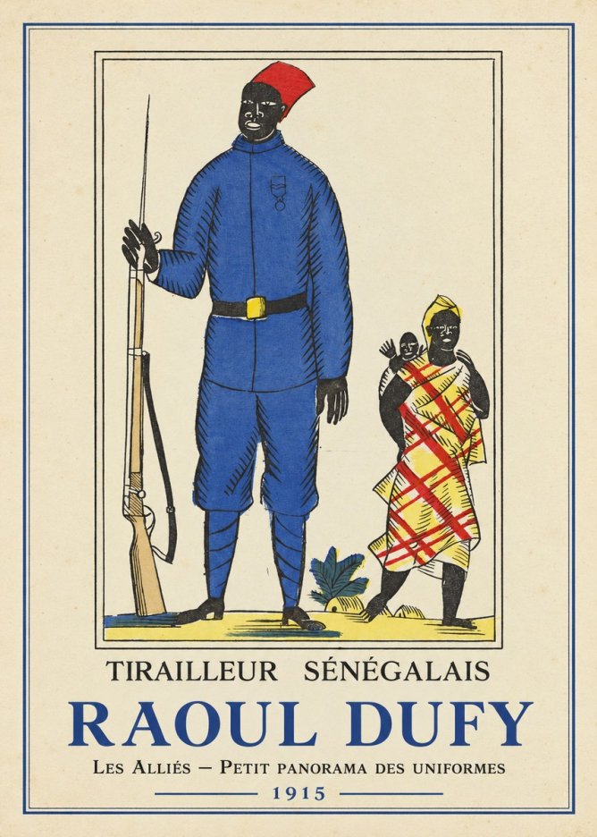 Raoul Dufy Tirailleur Sénégalais No4 - Poster